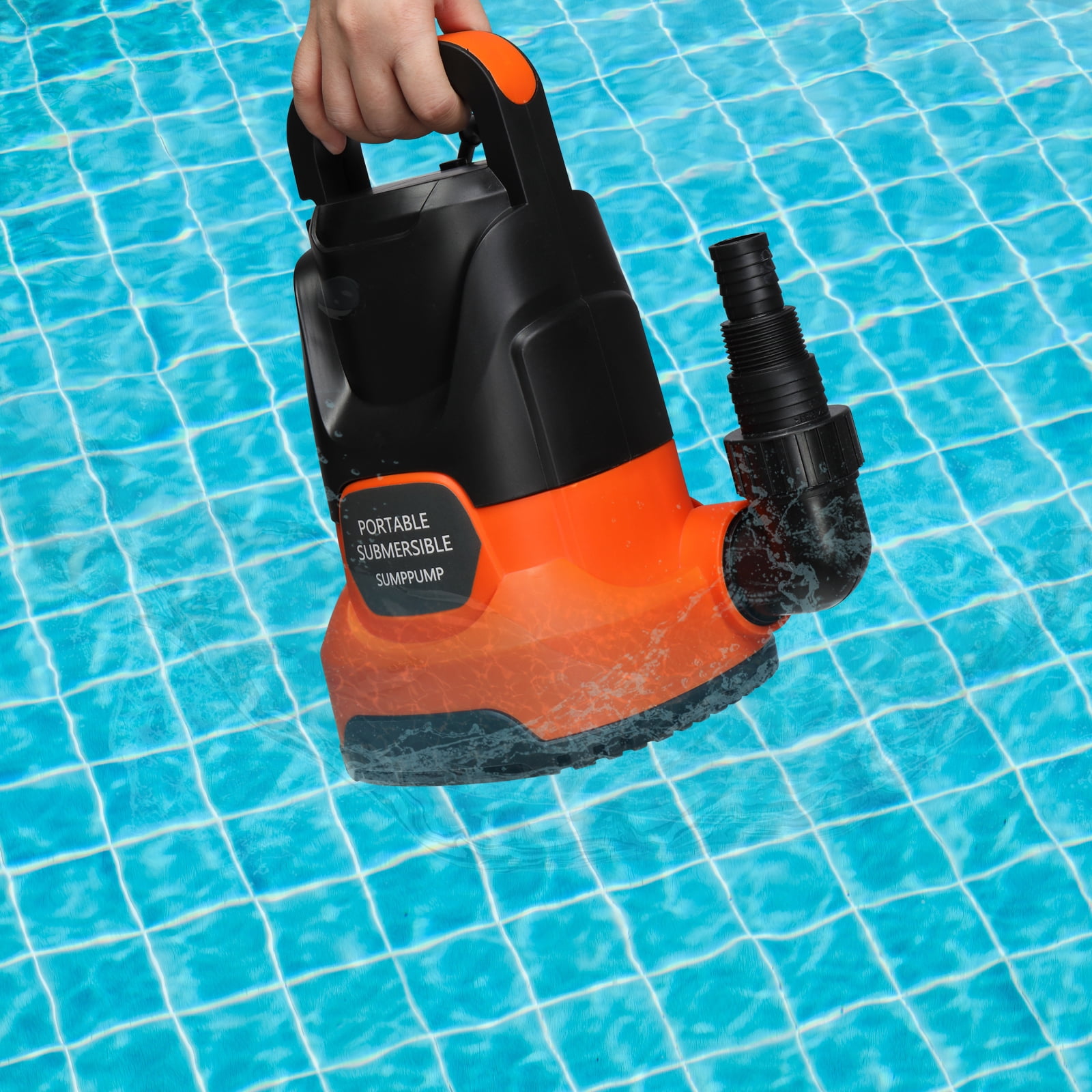 UBesGoo 750W 1HP Sump Pump, 3500 GPH Submersible Pump Water Pump, Swimming Pool Garden Pond Drain