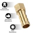 thumbnail image 4 of Juego de 12 púas de 10 mm de diámetro exterior a 1/8 "de forma recta para manguera de púas rectas para tubo de púas conector de montaje de manguera de latón con 12 abrazaderas, 4 of 8