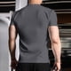 thumbnail image 4 of Ceisia Men's Slim Fit Crew Neck Short Sleeve T-Shirt High Stretch German Velvet Athletic Top Dark Gray M Gifts, 4 of 4