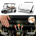 thumbnail image 6 of XYZCANDO Camouflage Deer Golf Cart Seat Cover | 4 Storage Pockets Non-Slip Washable Towel Cover for 2-Seat Golf Carts, 6 of 8
