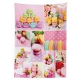 thumbnail image 3 of Ambesonne Colorful Tablecloth Rectangular Table Cover, Macaroons Napkins Dots, 60"x90", Multicolor, 3 of 4