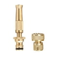 thumbnail image 3 of Pure Brass Water Spray Nozzle for Garden Hose, High Pressure Car Washing Attachment, Pet and Window Cleaning Sprayer, Durable Metal Connector for Efficient Outdoor Washing and Watering, by UKHCCC, 3 of 6