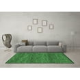 thumbnail image 3 of Ahgly Company Indoor Square Abstract Emerald Green Modern Area Rugs, 4' Square, 3 of 4