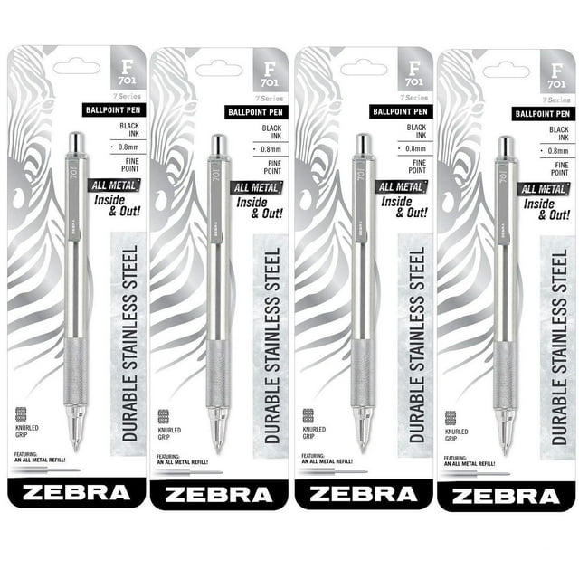 Bolígrafo Zebra Technologies F-701 Negro