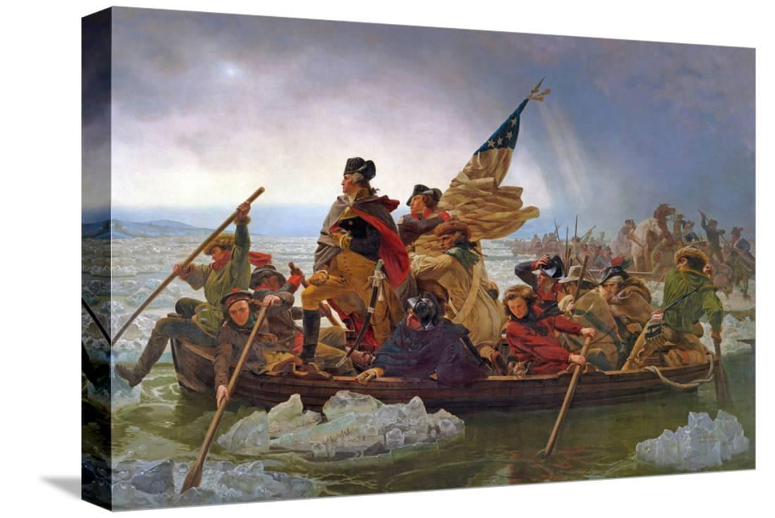 Washington Crossing The Delaware River 25th December 1776 1851 Copy
