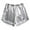 Silver, variant on biudgviw Womens Shiny Shorts Reflective Cute Elastic High Waisted Stain Glitter Shorts Trendy Party Club Hot Shorts with Pockets