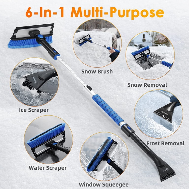 Extendable Ice Scraper and Snow Brush, 47.2 Inches photo 3