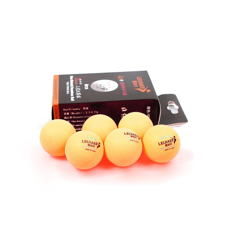 6Pcs Table Tennis Ball Ping Pong Balls For Competition Training