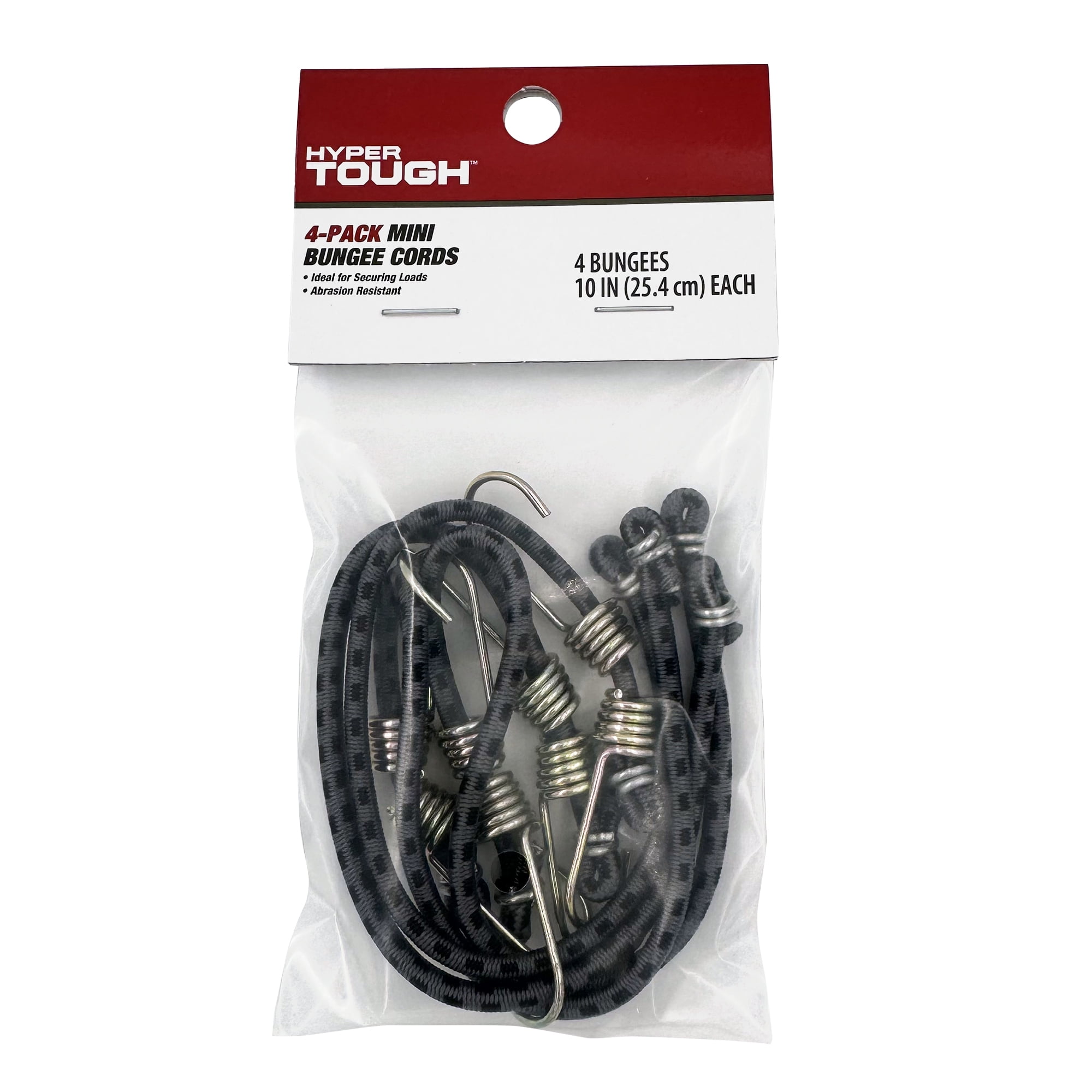 10 in. Mini Bungee Cord (4-Pack) 10 in. Mini Bungee Cord (4-Pack)