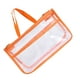 thumbnail image 4 of GOOHOCHY Bolsa de almacenamiento impermeable de EVA, portátil, para cosméticos, artículos de tocador, estuche de maquillaje (naranja), 4 of 8