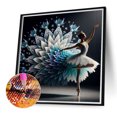 thumbnail image 3 of 5D DIY Con Taladro Falda Pavo Real Arte para Niña 40x40cm, 3 of 8