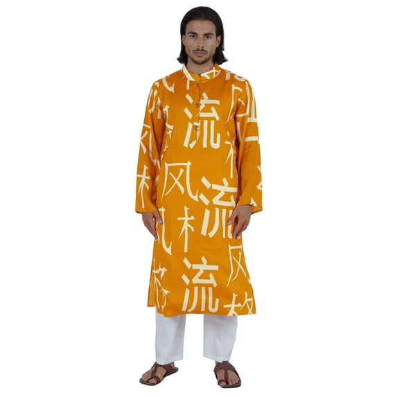 Atasi Traditional Party Wear Long Sleeve Kurta Mandarin Collar Neck Casual Wear
