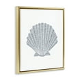thumbnail image 4 of Stupell Industries Minimal Sea Shell Coastal Painting Gold Floater Framed Canvas Art Print Wall Art, 17 x 21, 4 of 10