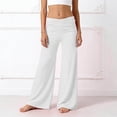 thumbnail image 3 of OGLCCG Girls Wide Leg Yoga Pants Flowy Foldover High Waisted Palazzo Baggy Lounge Trousers Athletic Workout Flare Leggings 5-14 Years, 3 of 5