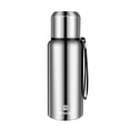thumbnail image 2 of Insulated vacuum Thermo Bottle 16.9oz with cup lid Leakproof stainless water flask for coffee hot and cold drink.(Silver,500ml) GIOGD Ver descripción, 2 of 2