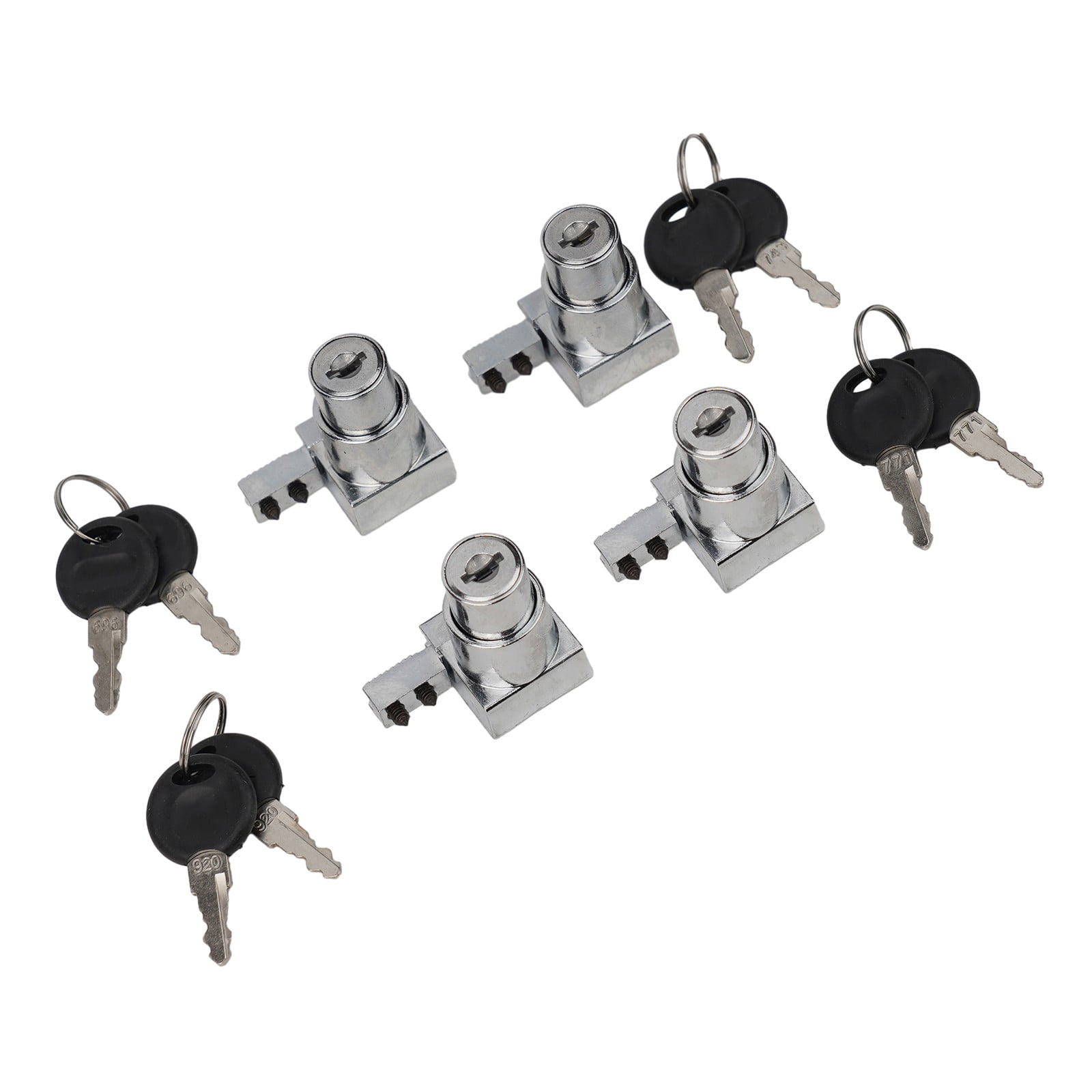 1Pc Cabinet Door Lock Zinc Alloy For Display Cabinets Counters Glass Cabinets Sliding Glass Door Lock Set With Keys