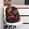 thumbnail image 4 of Disketp Fiery Floral Pattern Mochila Ligera Clásica con Múltiples Bolsillos, Mochila Casual para Hombre y Mujer, Ideal para Escuela, Trabajo y Viajes, 4 of 5