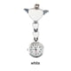 thumbnail image 5 of Reloj de Bolsillo Portátil Qarigey de Aleación de Zinc con Patrón de Dibujos Animados Blanco, 5 of 5
