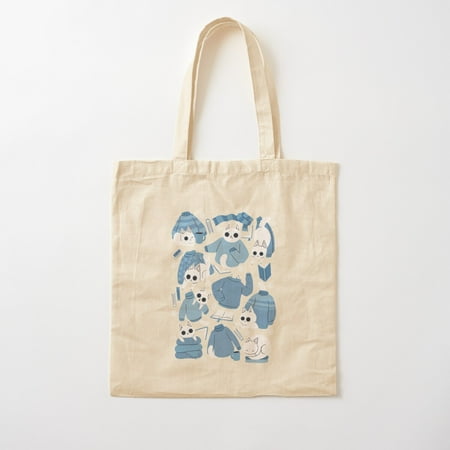 Cats  Sweaters And Books Cotton Tote Bag Canvas Tote Bag  Family Gift For Mother  Her