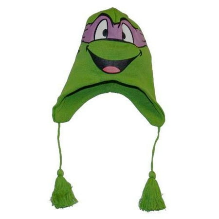 Teenage Mutant Ninja Turtles TMNT Donatello Face Laplander Peruvian Hat