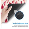 thumbnail image 4 of Hearts Beige -Mouse Pad, Big Desk Mat, Extended Gaming Mouse Pad, Mouse Mat with Non-Slip Rubber Base ＆ Stitched, 31.5 X 11.8 in Large Desk Pad for Keyboard, Mouse, Home and Office, 4 of 5
