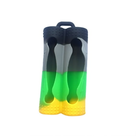 

〖TOTO〗Electrical Tools Two Battery Cover Protective Case Colorful Silicone For 18650 Battery