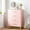 pink, variant on KOKEBREN Black 4-Drawer Dressers for Bedroom Closet Tall Wood Dresser Chest of Drawers with Soft-Close Glides,White