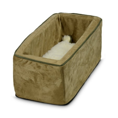 UPC: 0729053276803 | Snoozer Pet Products Luxury Console Dog Car Seat  Large  Camel  Luxury Microsuede