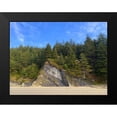 thumbnail image 2 of Grayscale 18x15 Black Modern Framed Museum Art Print Titled - Eroded Coast III, 2 of 5