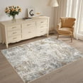 thumbnail image 1 of x Area Rug Living Room Rugs - Washable Neutral Modern Abstract Soft Thin Large Rug Indoor Floor No Slip Rug Carpet for Bedroom Under Dining Table Home Office Decor -, 1 of 9