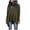 #1-Green, variant on Azrian Plus Size Blouses Women's Fashion Casual Long Sleeve Solid Color Turtleneck Split Tops Blouse