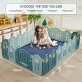 thumbnail image 2 of Teler Baby Play Mat, 59"x79" Memory Foam Area Rug – 1.2" Thick Playpen Mat for Toddlers and Children, Yoga Mat, Exercise Pad Mat, Carpet (Navy Blue), 2 of 7
