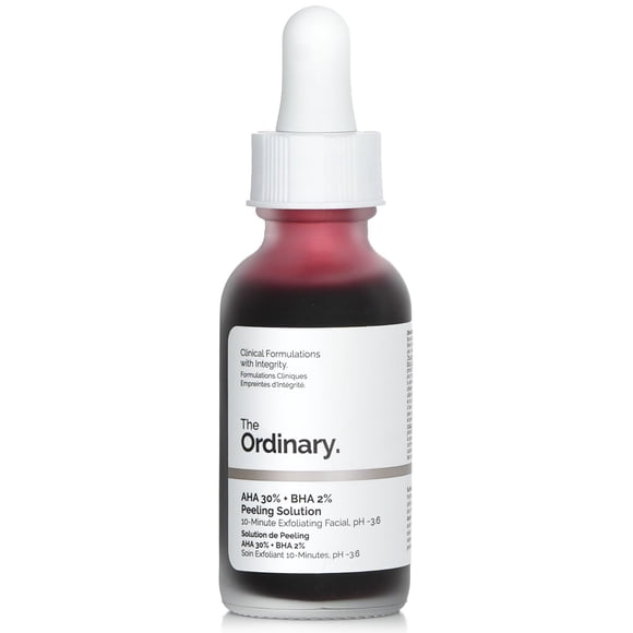 Solución exfoliante The Ordinary AHA 30% + BHA 2% 30 ml para rostro