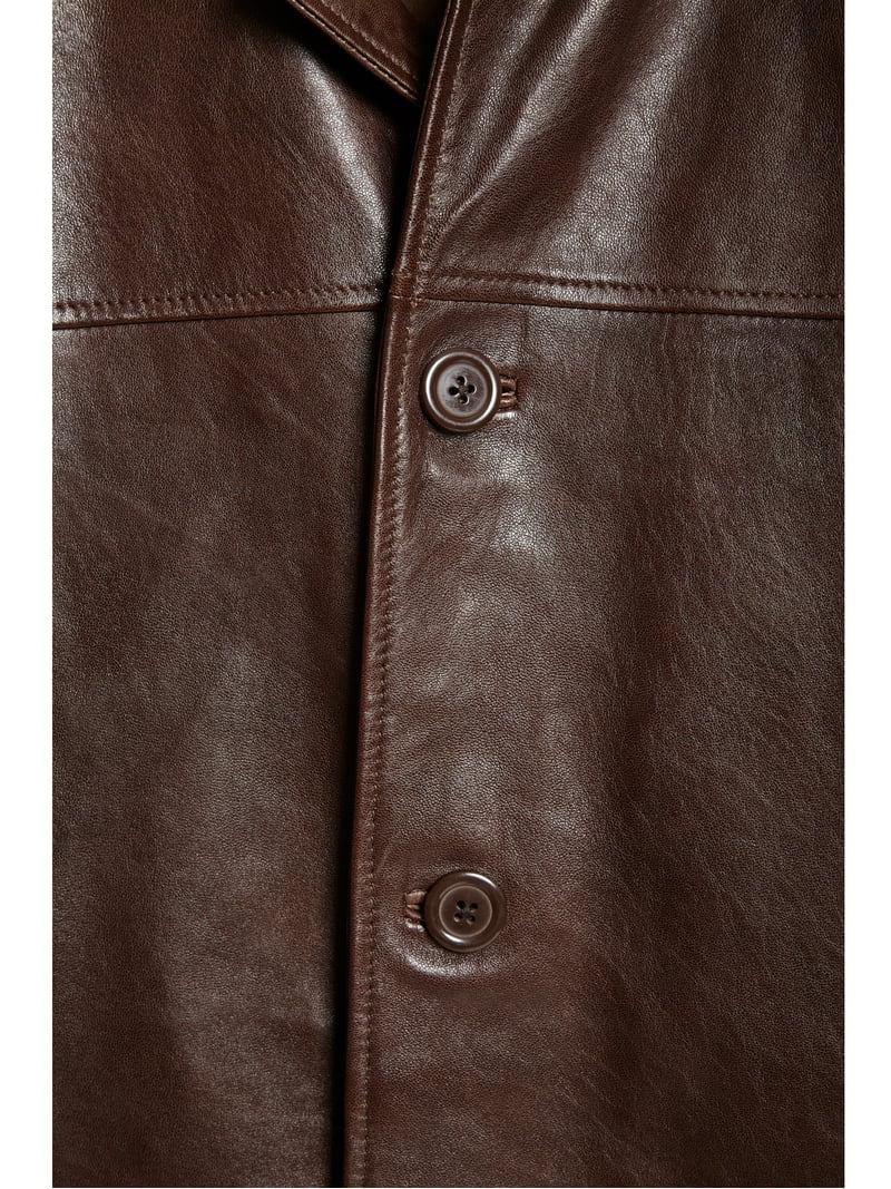 EXcelled Men's Lamb Leather Car Coat (Tall Sizes) - Walmart.com