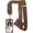 Brown, variant on Clip and Go Strap for Phone with Wallet Crossbody, Phone Strap with Zippered Wallet, Adjustable Anti Theft Cellphone Lanyard for Women, Cellphone Chain Accessories,Brown