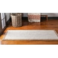 thumbnail image 3 of Avgari Creation Eco Friendly White Hand Braided Rectangle Living Room ,Office Area Rug Rag Rug Modern Carpet 7x11" Sq Feet, 3 of 5