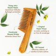 thumbnail image 3 of Set de aceites para peinar y cabello Nat Habit Everyday, de madera de neem, dientes anchos, 3 of 9