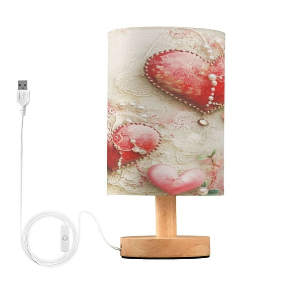 BZSMCE Lamp Modern Valentines Day Heart Pattern Creative Patter Night Light