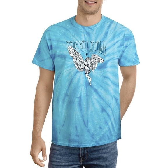 Rock Poster W Angel Girl Tie Dye Cyclone Men -Image by Shutterstock, Male Large