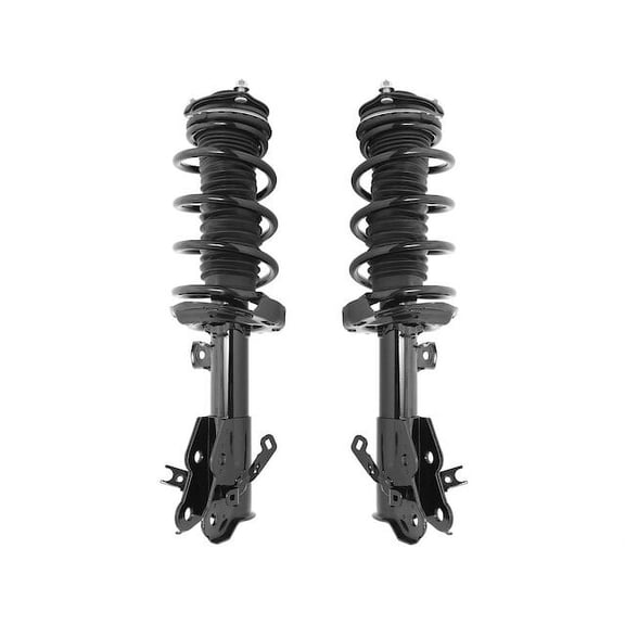 Front Strut and Coil Spring Assembly 2 Piece Kit - Compatible with 2013 - 2015 Honda Civic Sedan (Excludes Coupe and Si Models) 2014