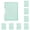Green, variant on PPKVUFD Report Covers with Clip, Clear Front Presentation Folders, Report Covers for A4 and Letter Size Paper, 9 x 12 inches, Pack of 1