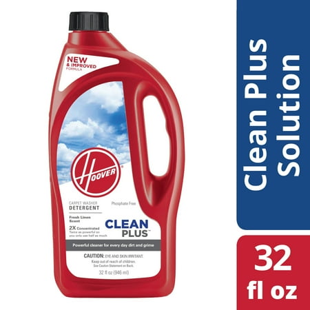 Hoover 2X CleanPlus Carpet Cleaner Solution 32 oz, (Best Homemade Dry Carpet Cleaner)