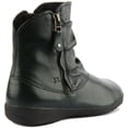 thumbnail image 3 of Josef Seibel Naly 24 Women's Leather Casual Ankle Boot With Side Zips In Petrol Size 8.5, 3 of 6