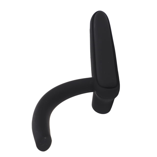 Door Handle Cover, Safety Door Lock Cover Easy To Install Lightweight Glossy Surface Multifunctional For Bedroom For Meeting Room ANGGREK mano derecha negro