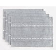 thumbnail image 1 of 4 Pcs Placemats Washable,35x50 cm Fabric Table Placemats,for Table, Kitchen,Dinning Place Mats,Color 3, 1 of 5