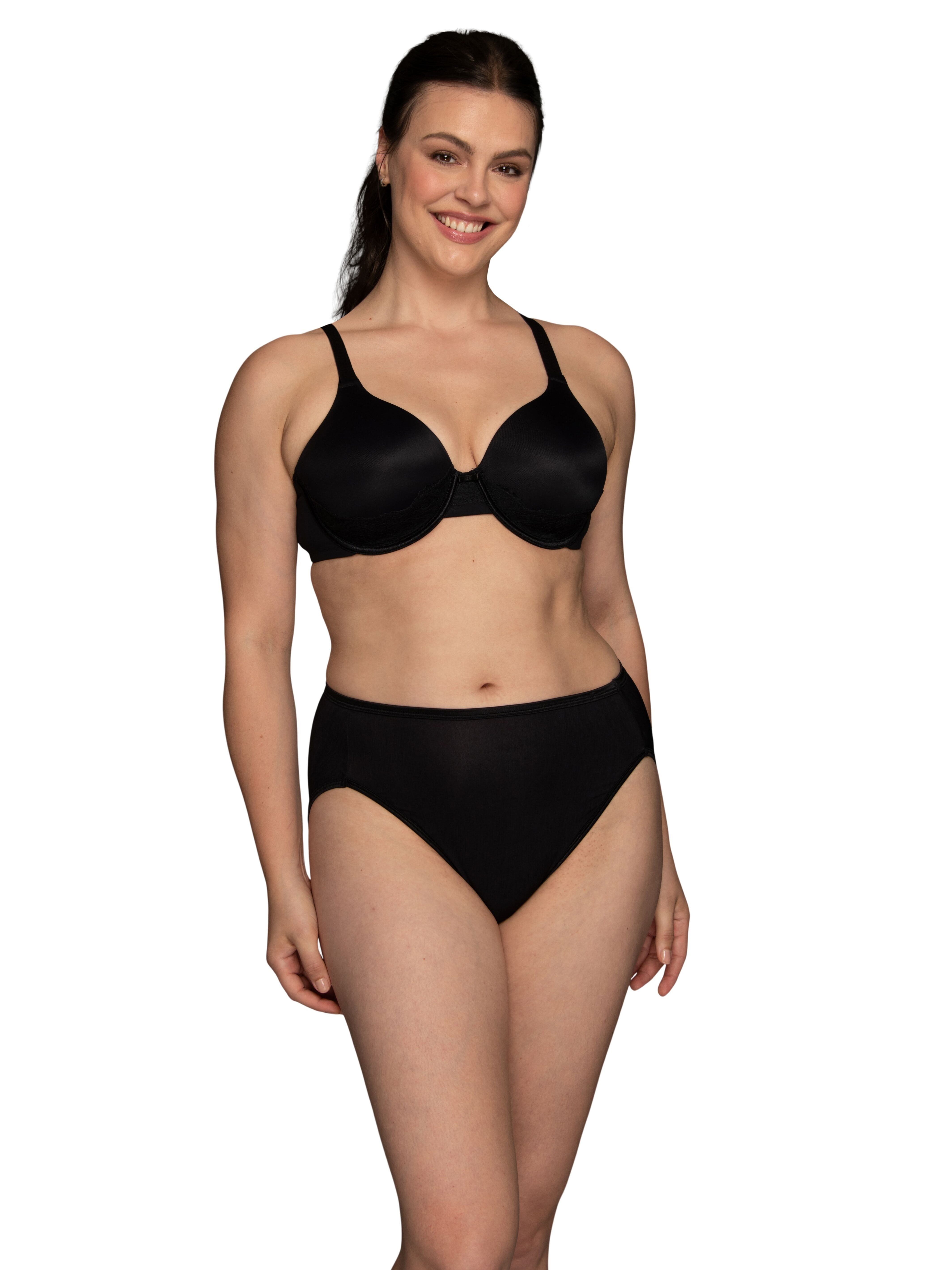 Vanity Fair Lingerie Women's Beauty Back Full-Figure Smoothing Underwire Bra with Lace, Style 76382