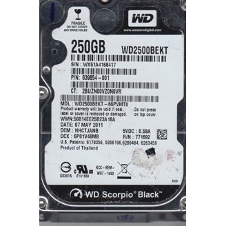 WD40NMZW-11GX6S1 USB 3.0 WX71E Western Digital 4TB Laptop Hard