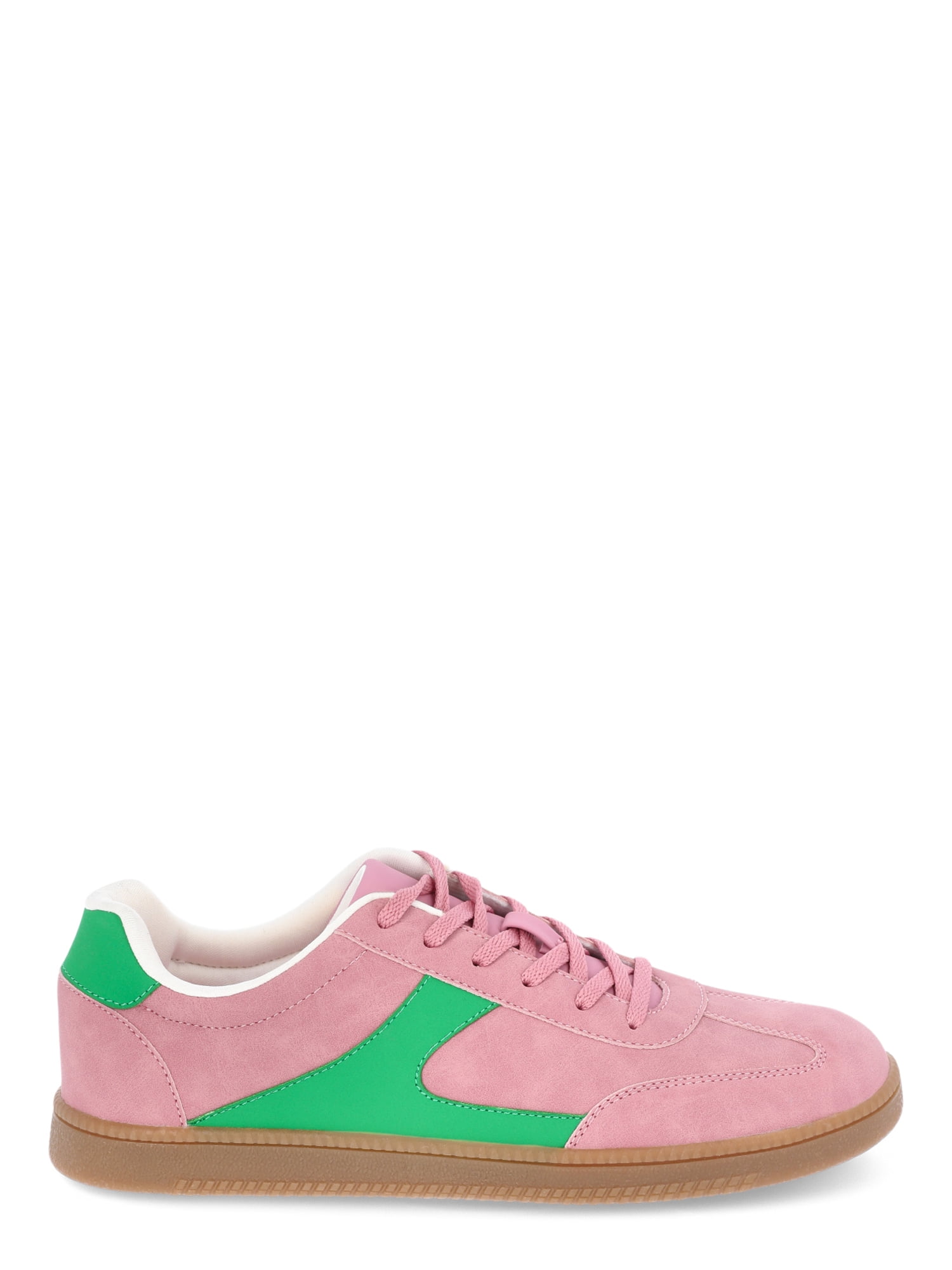 No Boundaries Women's Lace Up Sport Sneakers, Wide Width Available