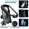 thumbnail image 4 of Soporte Celular Para Moto Bloosom  Impermeable Amortiguador Negro, 4 of 4