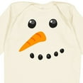 thumbnail image 4 of Inktastic Snowman Face Boys or Girls Long Sleeve Baby Bodysuit, 4 of 5